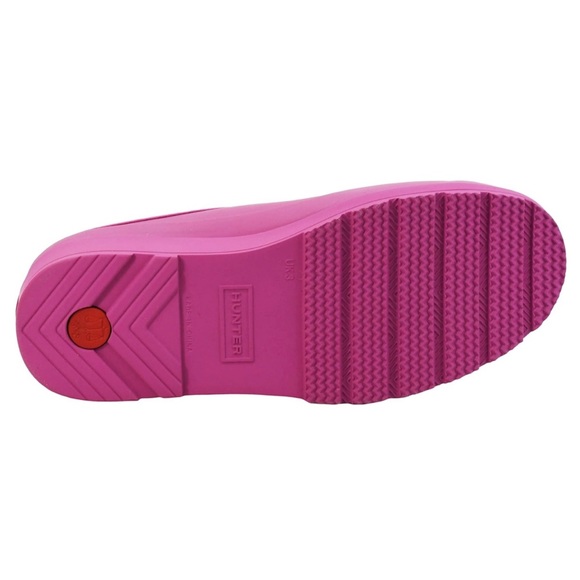 HUNTER Clogs Prismatic Pink Original Play Clogs Platform Waterproof NIB - Picture 9 of 11